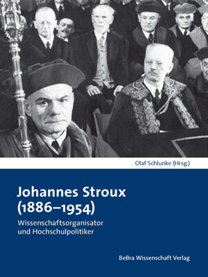 cover image of Johannes Stroux (1886–1954)